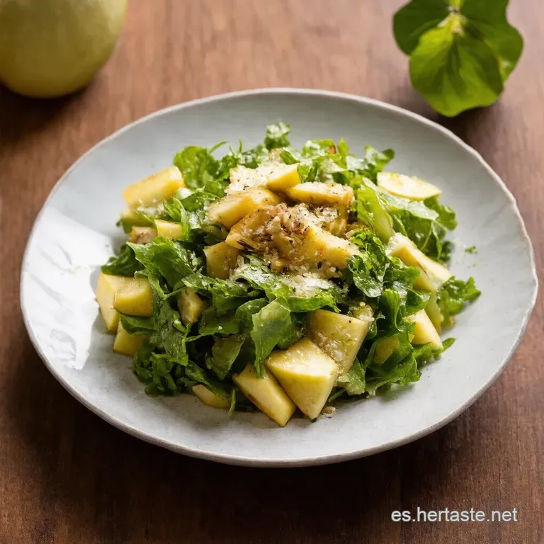Ensalada Crujiente de Pavo y Manzana