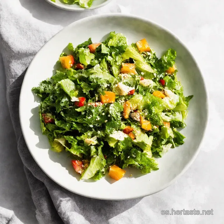 Ensalada Crujiente de Verduras con Vinagreta de Jerez