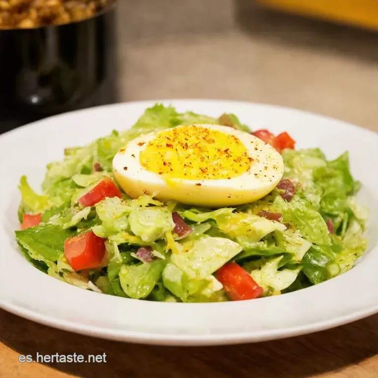 Ensalada De Huevo Endiablada Cl&aacute;sica presentation