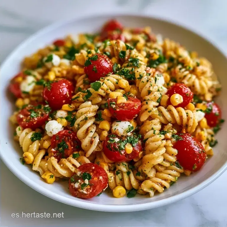 Ensalada De Pasta R&aacute;pida Y Fresca