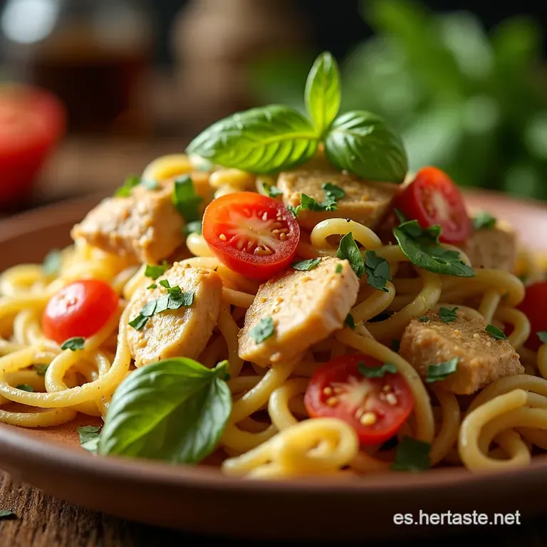 Ensalada De Pollo a Mi Manera Cremosa Fresca Y Con El Toque Secreto Del Estrag&oacute;n presentation