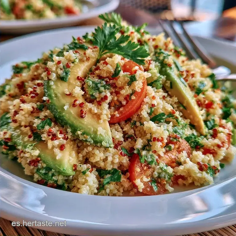 Ensalada De Quinoa Y Aguacate: Nutritiva y Fresca