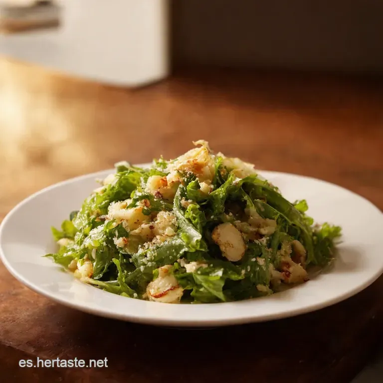 Ensalada Marinera Templada Con Toque Andaluz presentation