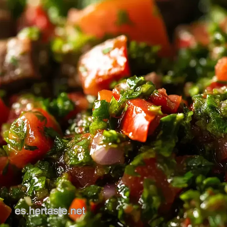 Entra&ntilde;a a la Parrilla con Chimichurri Criollo