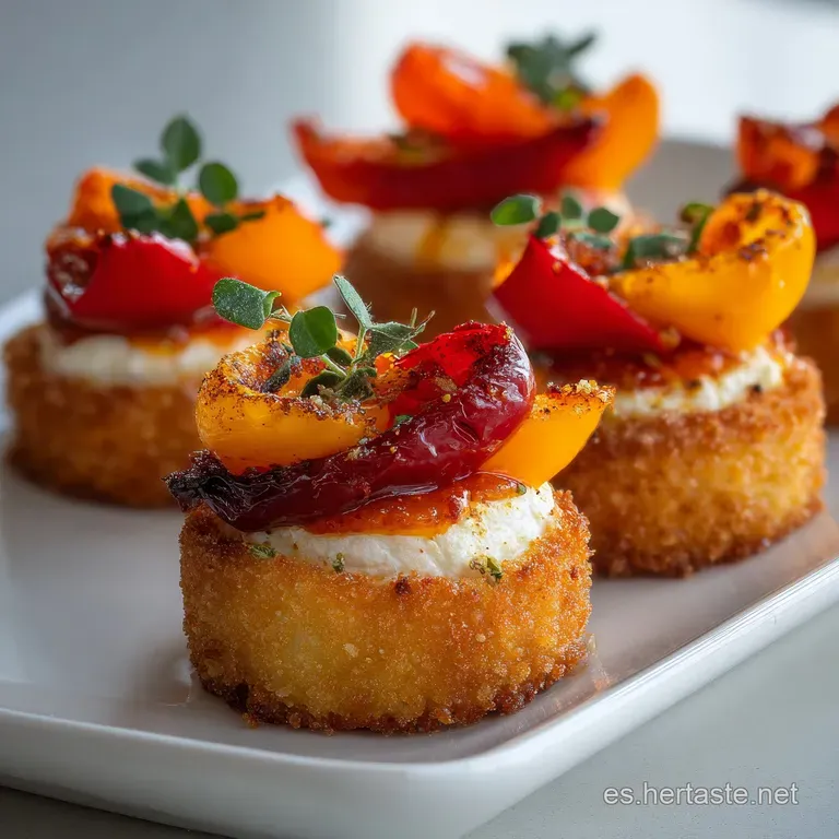 Entrantes F&aacute;ciles con Confitado de Pimientos