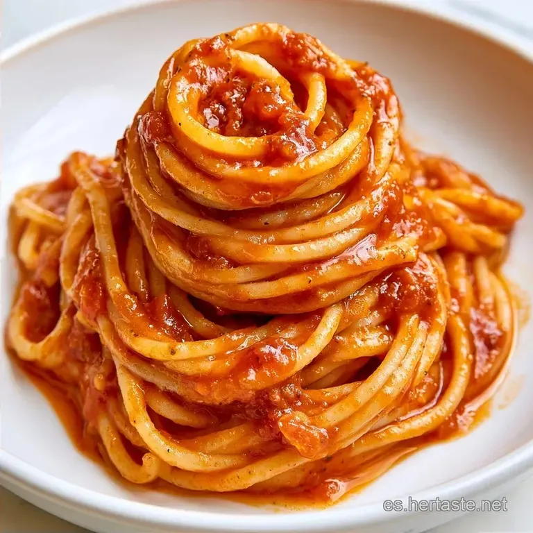 Espaguetis Con Tomate Casero: Sabor Italiano