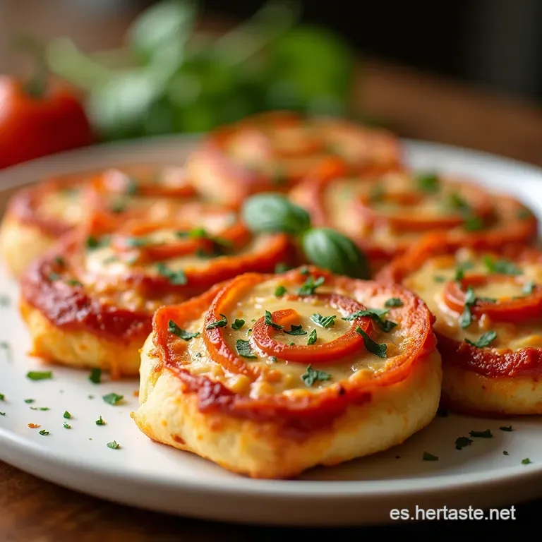 Espirales de Pizza Un Bocado de Felicidad Italiana