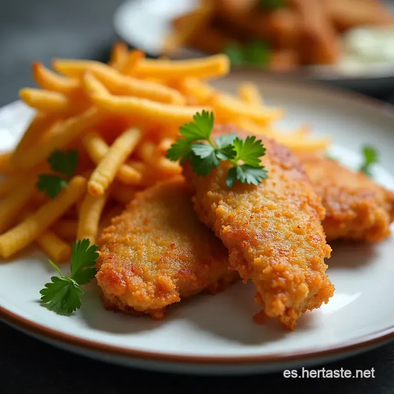 Filete de Pollo Frito Crujiente al Estilo de la Abuela