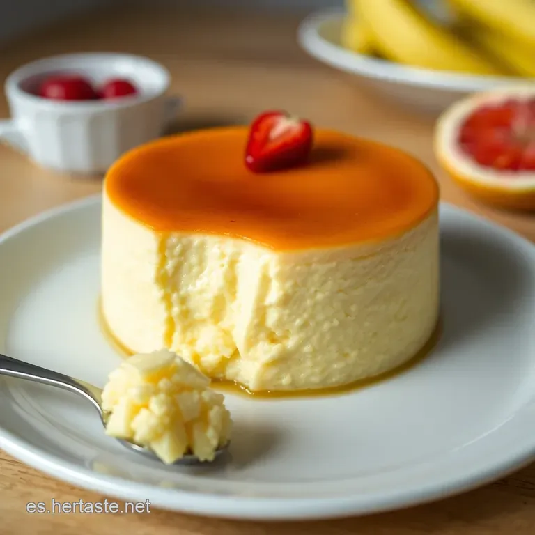 Flan De Arroz Con Leche presentation