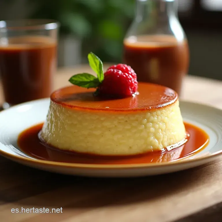 Flan de Chocolate Celestial