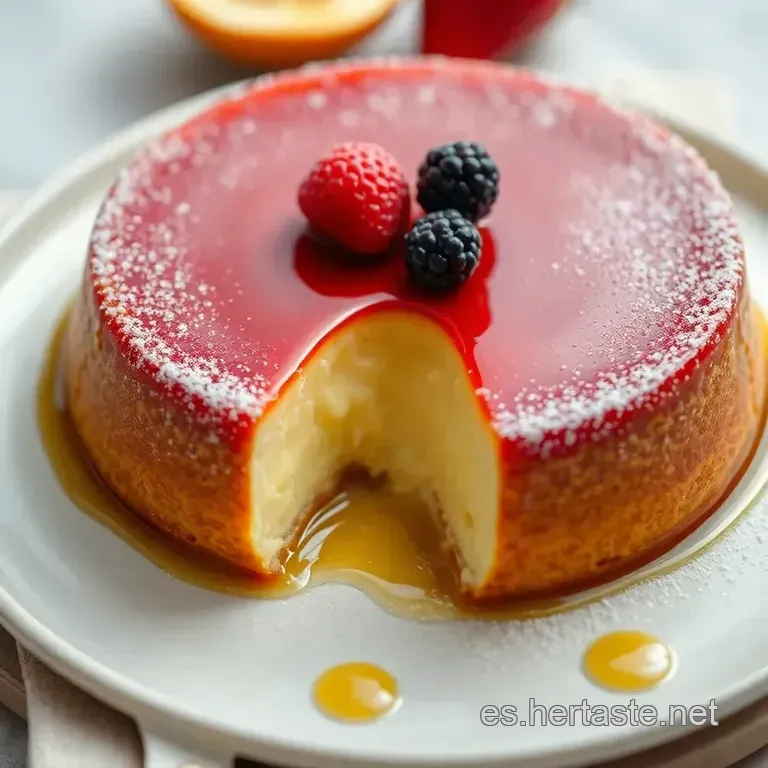 &iexcl;Flan De Coco Cremoso Sin Horno! Un Bocado Tropical presentation