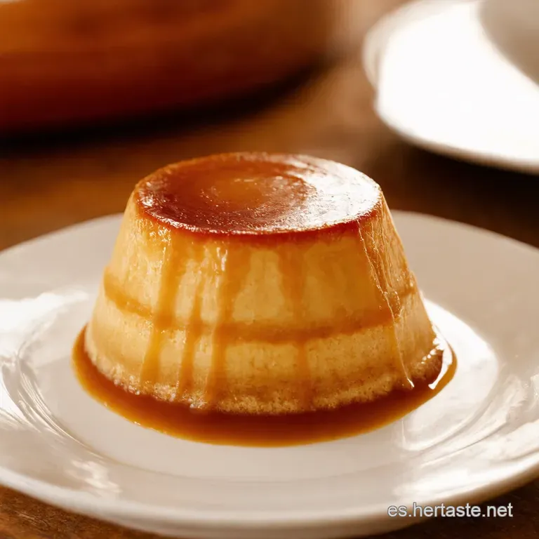 Flan De Dulce De Leche Cremoso Sin Horno Y Con Chocolate presentation