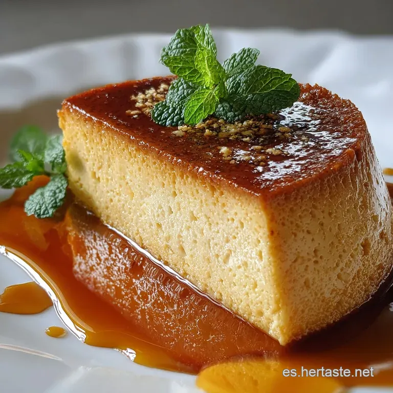 Flan de Huevo Cl&aacute;sico con Caramelo