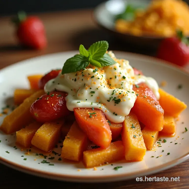 Fresas Con Crema a La Mexicana presentation