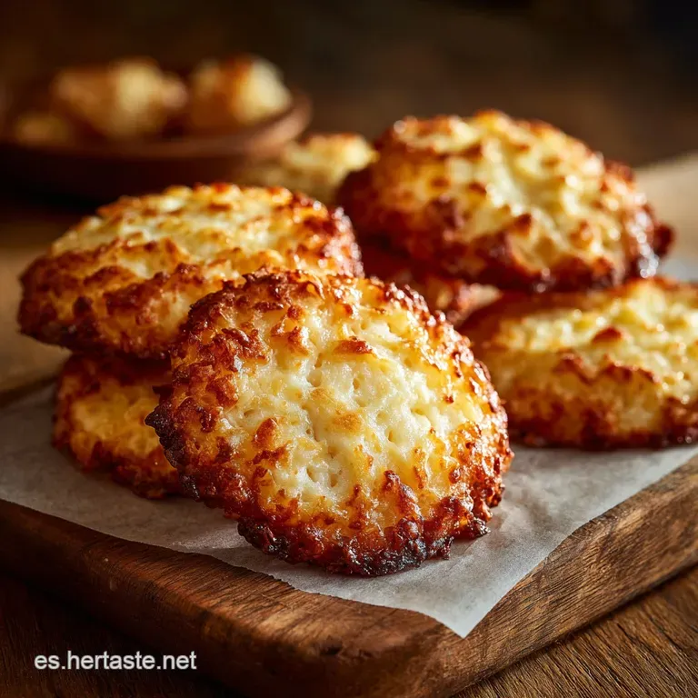 Galletas de Queso F&aacute;ciles: La Receta Crujiente de 3 Ingredientes