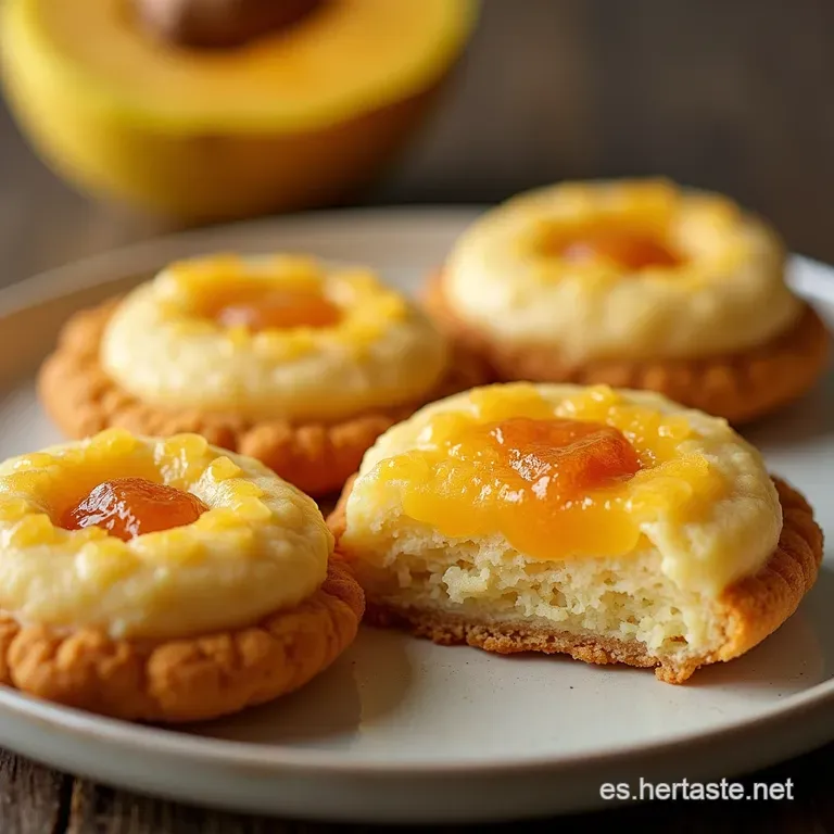 Galletas de Mantequilla Crujientes Rellenas de Guayaba Estilo Linzer Tropical