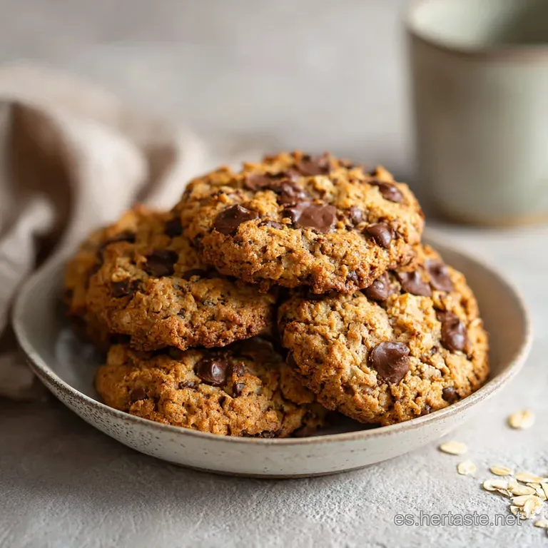 Galletas Sin Az&uacute;car Caseras: Avena y Pl&aacute;tano