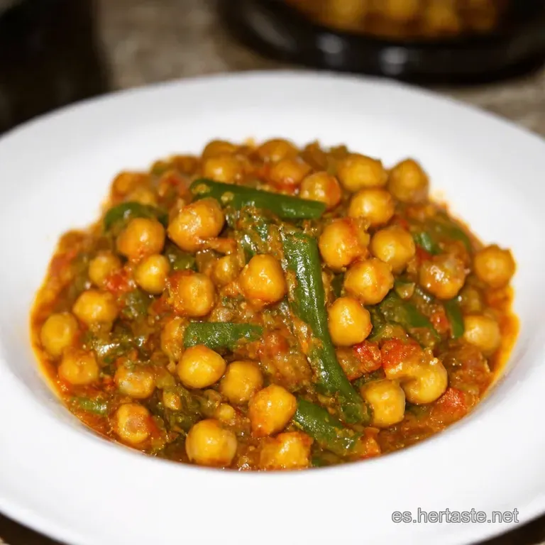 Garbanzos Con Acelgas a La Andaluza Un Cl&aacute;sico Reconfortante presentation
