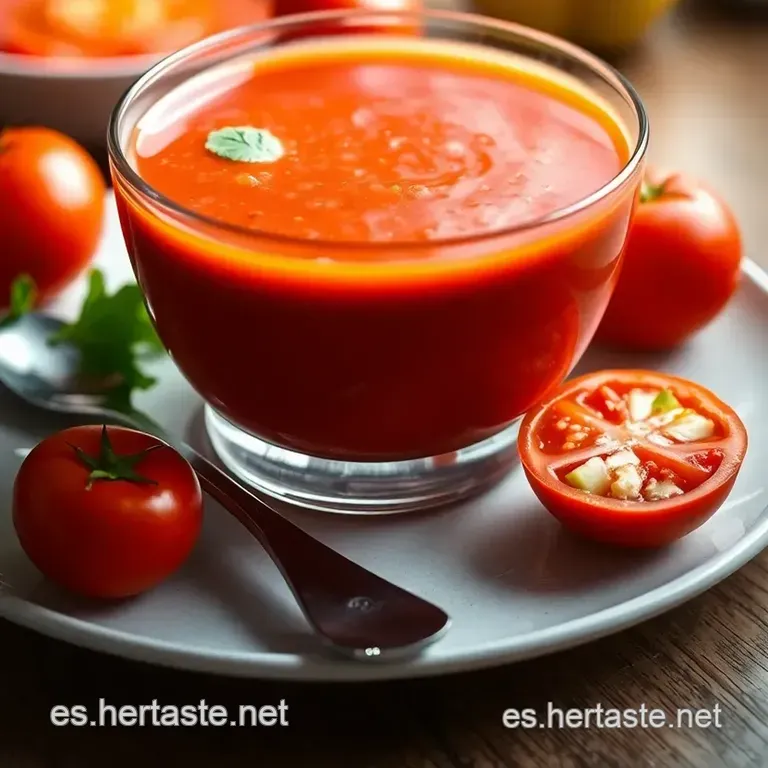 Gazpacho Andaluz: El Sabor Del Verano En Un Vaso presentation