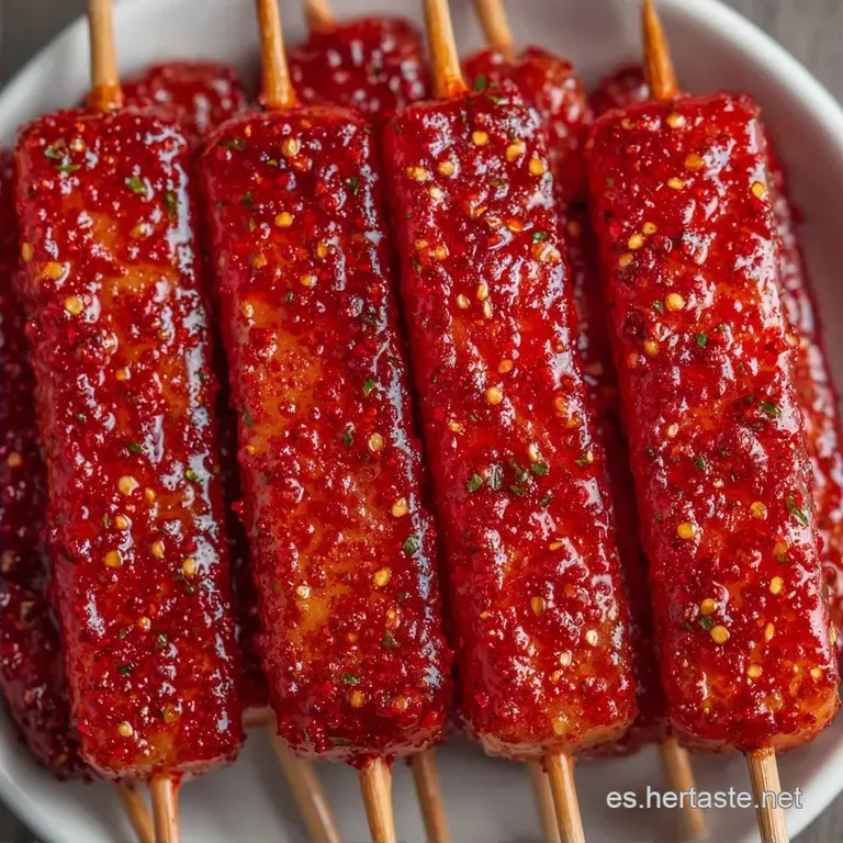 Gomitas Picosas en Brocheta: Toque &Aacute;cido y Picante