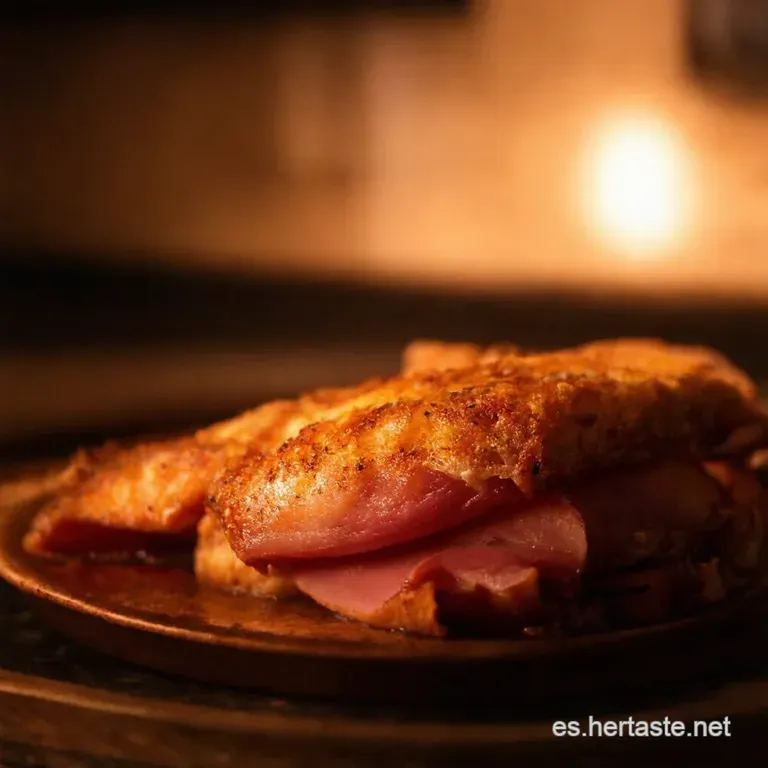 Habitas Tiernas Con Jam&oacute;n Ib&eacute;rico Y Hierbabuena presentation