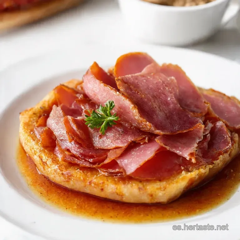 Habitas Tiernas con Jam&oacute;n Ib&eacute;rico y Hierbabuena