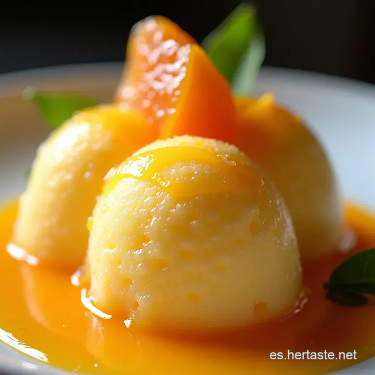 Helado Cremoso de Naranja Un Bocado de Sol Mediterr&aacute;neo