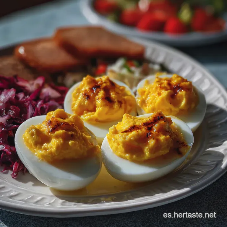 Huevos Rellenos: El Bocado Sedoso