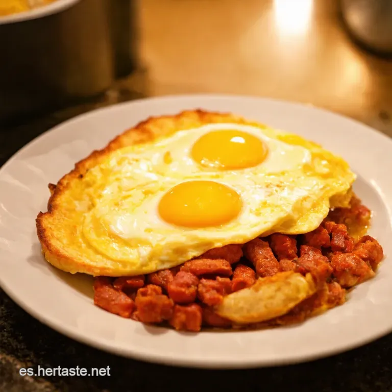 Huevos Revueltos a La Espa&ntilde;ola presentation