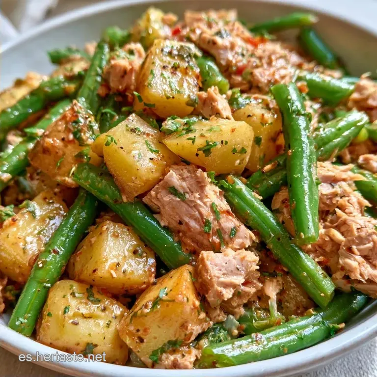 Judías Verdes con Atún y Patatas