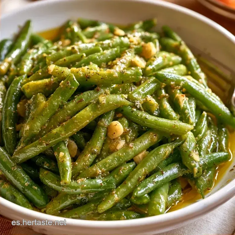 Judías Verdes En Escabeche Con Vinagre De Vino