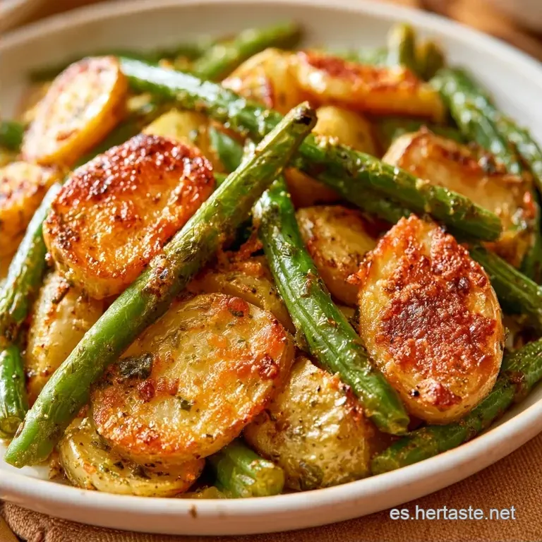 Judías Verdes Gratinadas Con Patatas en 30 Minutos