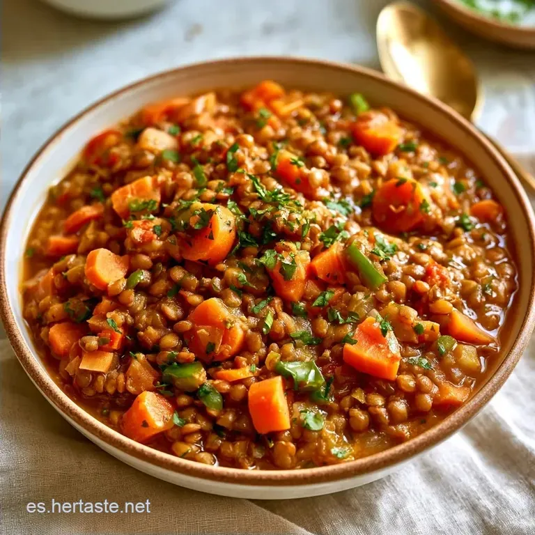 Lentejas Con Verduras Caseras: Nutritivas