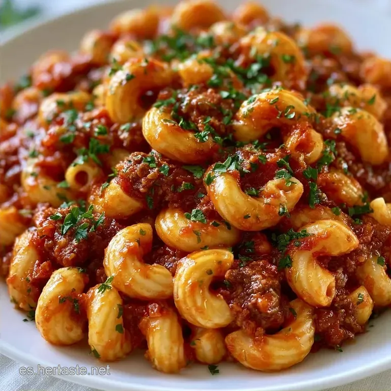 Macarrones Con Carne Picada: Receta Casera