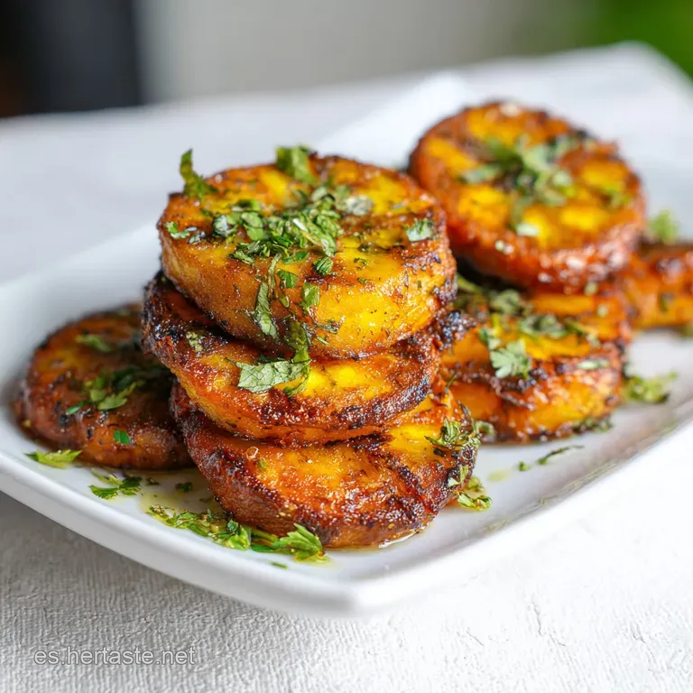 Medallon De Platano: Costra T&eacute;cnica y Centro Dulce