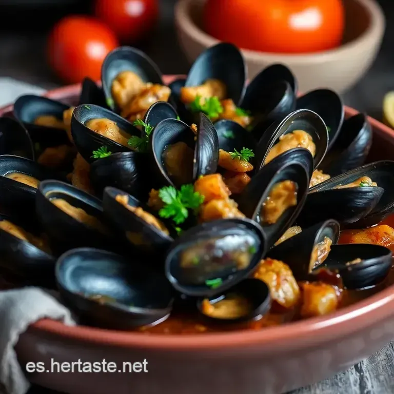 Mejillones Al Jerez presentation