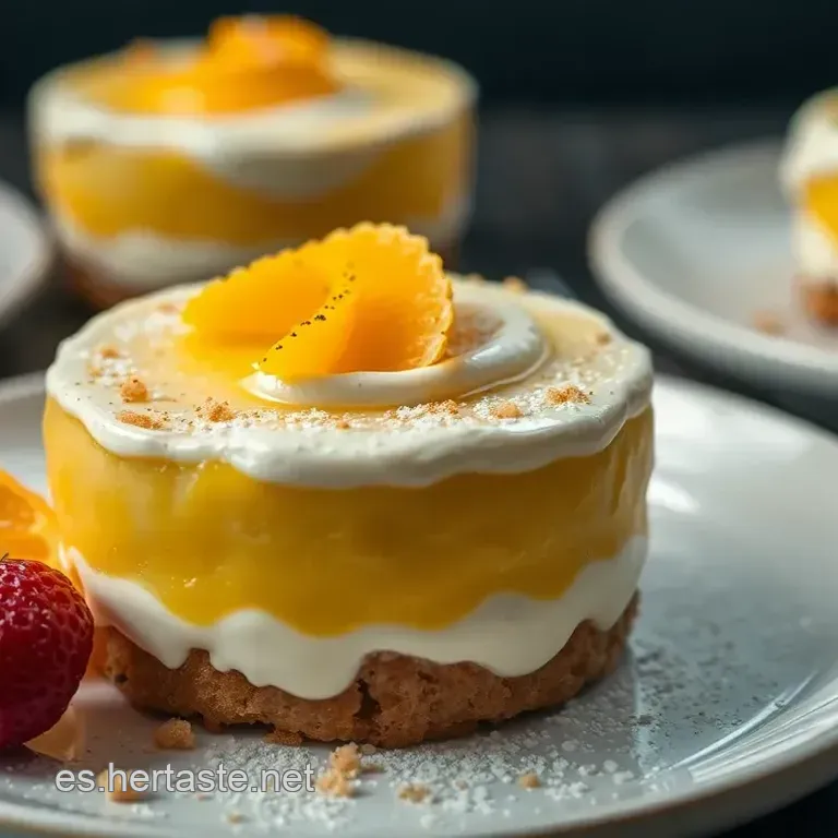 Melocotones a la Crema Dorados al Grill