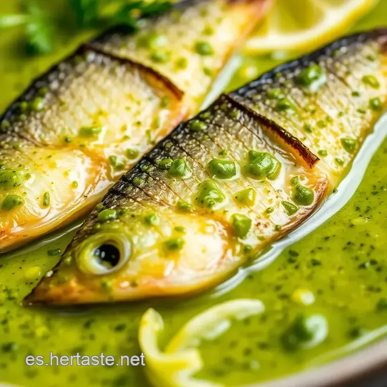 Merluza En Salsa Verde Con Almejas De Carril presentation