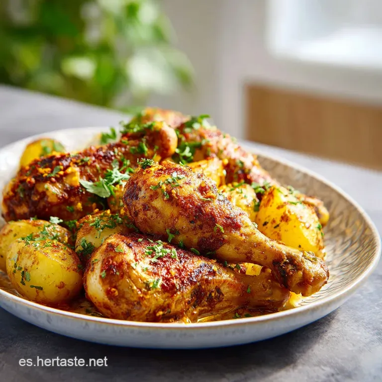 Receta con Muslitos de Pollo al Horno