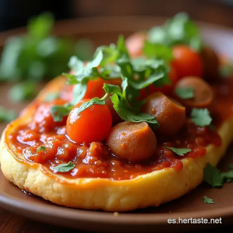 Pambazos Rojos de Papa y Chorizo El Antojito de Fiesta Mojado en Chile