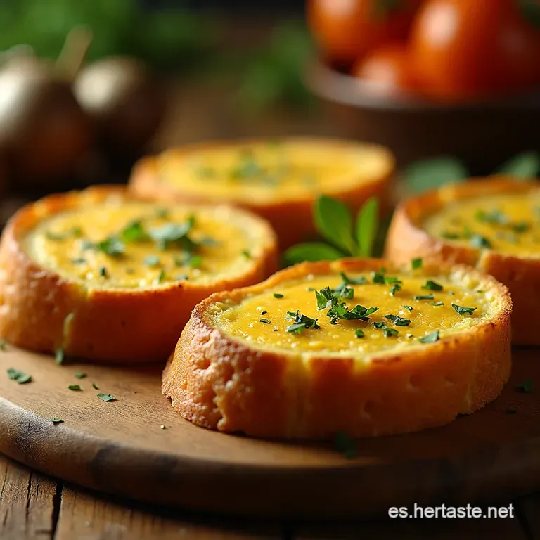 Pan De Ajo Casero Un Cl&aacute;sico Con Sabor a Hogar presentation