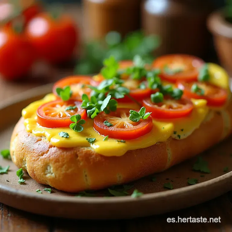 Pan De Ajo Crujiente El Toque Espa&ntilde;ol presentation