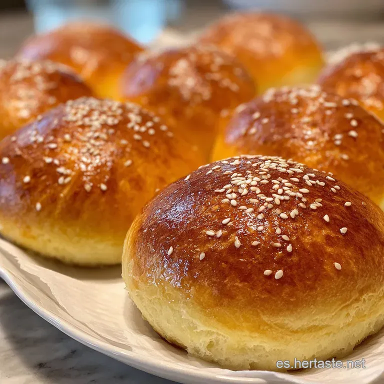 A fluffy hamburger bun, split open, reveals an airy interior; golden crust, inviting and ready to be filled with delicious...