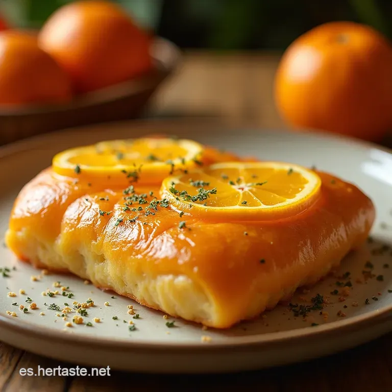 Pan De Naranja Esponjoso Como Las Nubes presentation