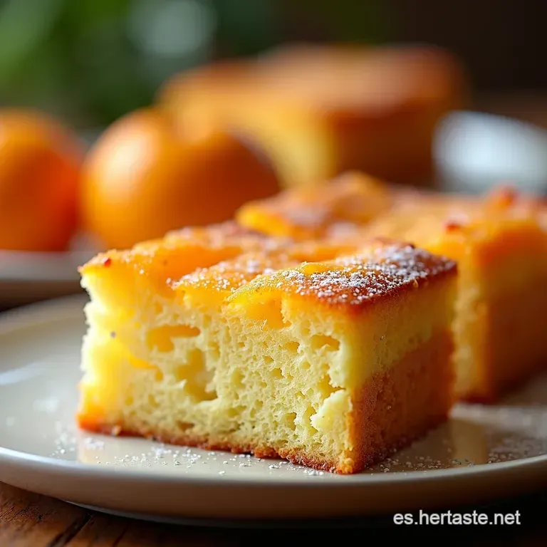 Pan de Naranja Esponjoso como las Nubes