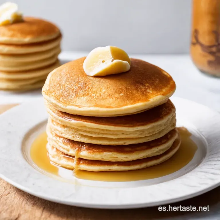 Pancakes Americanos Cl&aacute;sicos Desayuno de Pel&iacute;cula