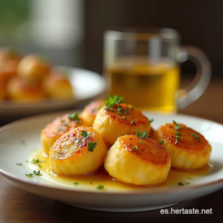 Tesoro del Horno Pancitos de Ajo Caseros Esponjosos y con Mantequilla de Oro