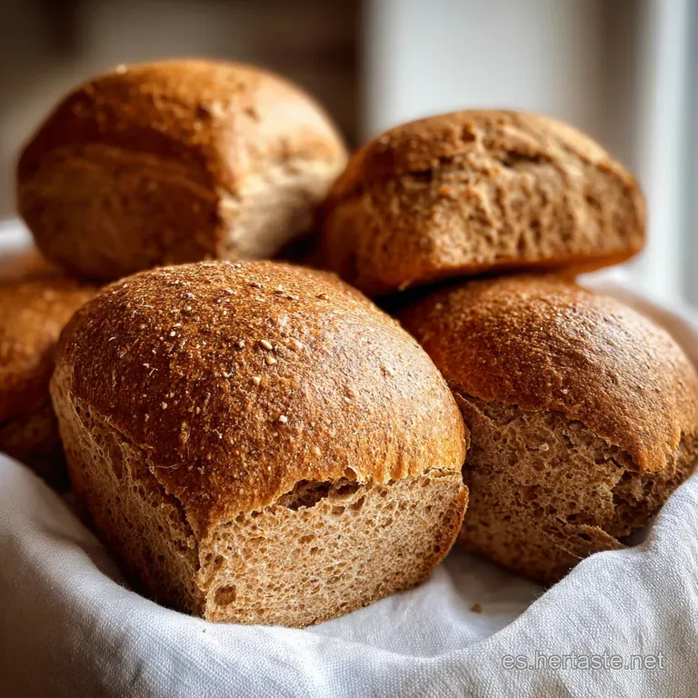 A warm spelt roll on a linen napkin, glistening with melted butter, hints of steam rising, inviting you to take a bite. Si...