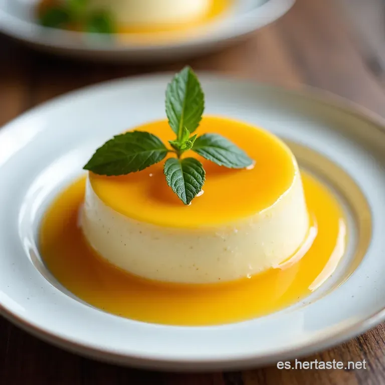 Panna Cotta de Mango Cremosa