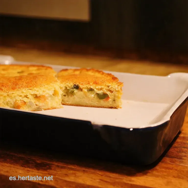 Pastel De At&uacute;n Y Pimientos Receta Andaluza F&aacute;cil presentation